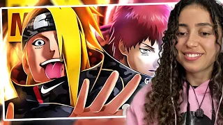 Deidara e Sasori 💥 (Naruto) Ft. VMZ & Tipo Sasori 🦂 | MHRAP #react 2 em 1