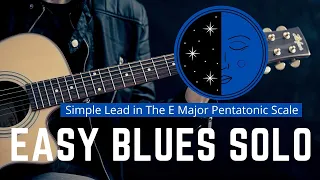 Easy Blues Solo Using E Major Pentatonic Scale