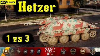 World of Tanks Jagdpanzer 38(t) Hetzer Replay - 10 Kills 2.7K DMG(Patch 1.7.0)