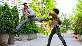 Scott Adkins vs Charlie Ruedpokanon & Kazu Patric Tang - Ninja 2