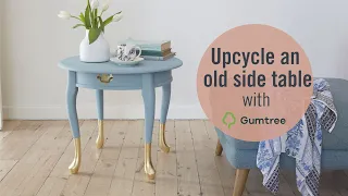 Upcycle an old side table with Gumtree