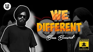 WE DIFFERENT (EXTREME BASS BOOSTED) | Wazir Patar ft. Gurlez Akhtar | Latest Punjabi Song 2024