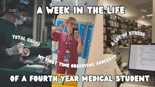 My First Time Observing Surgery… By Accident 🦴👀|| Week in the Life of a 4th Year Med Student (59)