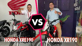 HONDA XRE 190 VS HONDA XR190