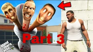 GTA 5 : This Skibidi Toilet Monster Destroy Los Santos With Franklin in GTA 5 ! (GTA 5 mods Part 3