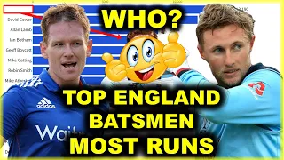 Top 15 England Batsmen | Most Runs in Cricket History (1970 - 2021)