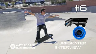 Surfing and Skating Pro Aaron Brockert Tests Out the Waterborne Taurus FIN Surfskate #6