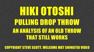 Hiki Otoshi Pulling Drop Throw