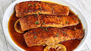 Glazed Garlic Butter Salmon Recipe