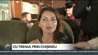 De hramul Chişinăului, CFM a organizat o excursie cu trenul prin oraş