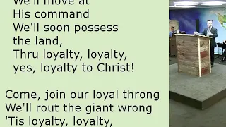 Loyalty to Christ Hymn with Lyrics, Baptist Congregational Style