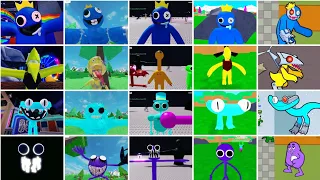 Rainbow Friends 2 All Jumpscares Vs Hungry Vs Concept Vs Tycoon Vs Milkshake