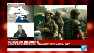 CRISE EN UKRAINE : accord de "cessez-le-feu permanent" avec Moscou (Kiev)