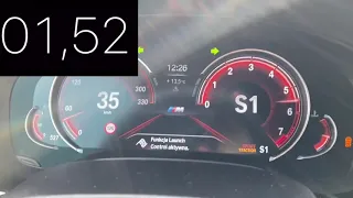 Bmw G30 540i xDrive stage2 0-100 km/h acceleration