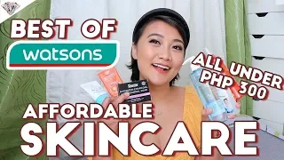 ALL UNDER PHP 300 WATSONS SKIN & BODY CARE FAVORITES | NAKAKAFRESH AND GLASS SKIN! | MAE LAYUG