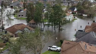 Drone Video Shows Devastation Left Behind From Hurricane Ida