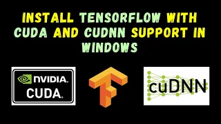 How to Install Tensorflow with #CUDA, #cuDNN, and GPU support - Step by Step Tutorial