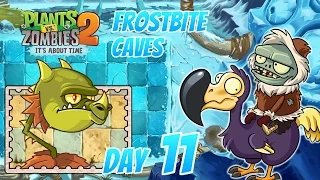 Frostbite Caves Day 11 Walkthrough | Plants Vs Zombies 2