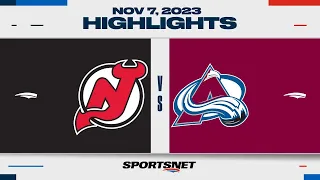 NHL Highlights | Devils vs. Avalanche - November 7, 2023