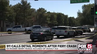 911 calls released in deadly crash involving ex-Raiders player Henry Ruggs III