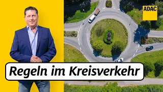 Blinken, Spurwechsel, Vorfahrt, Grillen?: Diese Regeln gelten im Kreisverkehr! | Recht? Logisch!