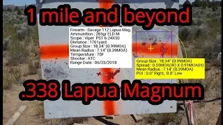 1 mile and beyond - 338 Lapua Magnum - 285gr loads for long range shooting