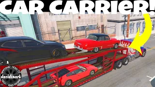 BeamNG Drive - How to use the updated car carrier! Check out the car hauler mod for BeamNG