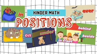 Positions | In-On | Over-Under | In Front, Beside, and Behind | Kinder Math