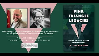 PINK TRIANGLE LEGACIES: COMING OUT IN THE SHADOW OF THE HOLOCAUST--DR. W. JAKE NEWSOME