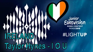 Taylor Hynes - IOU (JESC version - Junior Eurovision 2018 Ireland)