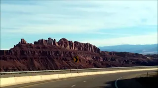 Utah - Interstate 70 - San Rafael Swell  - Timelapse -