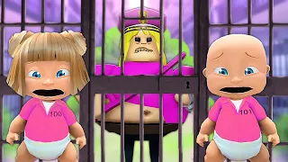 Baby & Girlfriend TRAPPED In GIRL Prison!