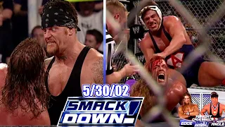WWE SmackDown - May 30, 2002 Full Breakdown - Angle v Edge Cage Headliner - Taker v Orton In Calgary
