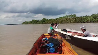 balapan kapal mesin mobil l300 festival muara kembang.