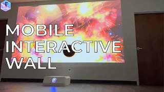 Mobile interactive ball wall
