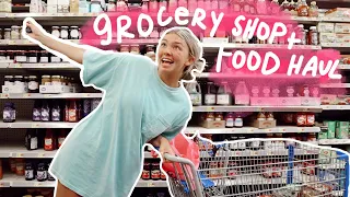 FIRST College Grocery Shop With Me, Grocery Haul, + Organize My Kitchen With Me! *2022*