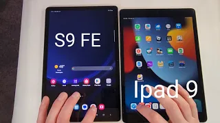 Ipad 9 Vs Samsung Tab S9 FE Speed Test Comparison