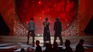 Stranger Things kids performing at the Emmys