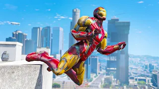 GTA 5 Iron Man Epic Stunts/Fails/Ragdolls - Iron-Man mod Gameplay Ep5 (Euphoria Ragdolls)