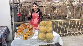One of the forgotten sweets of Nowruz holiday is ``Baly Badi''Dough recipe with different layers