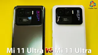 Mi 11 Ultra vs Mi 11 Ultra BOTH COLORS COMPARED!