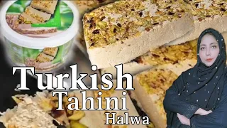 Tahini halva recipe|sesame halva| Till ka halwa|No Cook halva|Turkish halwa|food planet Karachi