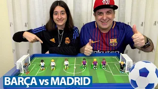 Barcelona vs Real Madrid. Edu vs Aby.