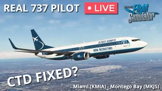 Has a clean install of MSFS fixed my CTD issues? | PMDG 737 | Miami – Montego Bay