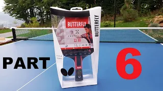 How to play table tennis - Part 6 (unpacking premium ZJ X6 racket)