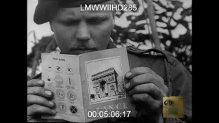 INVASION FORCE STRIKES COAST OF FRANCE, 1944; REEL 1 SHOWS DETAILS OF PREPARATIONS BY  - LMWWIIHD285