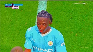 Jeremy doku first perfomance for Man City