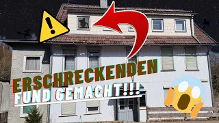 ⚠️SCHOCK‼️😱⚠️ WIR MACHTEN eine SCHRECKLICHE ENTDECKUNG im VERLASSENEM WOHNHAUS‼️😱