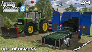 Covering BUNKER SILO and spreading SLURYY | Hof Bergmann | Farming Simulator 22 | Episode 4