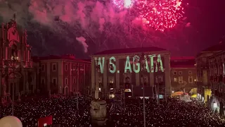 Sant'Agata 2023 Fuochi sera del 3 Febbraio